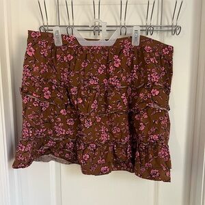 Arula ruffled skirt